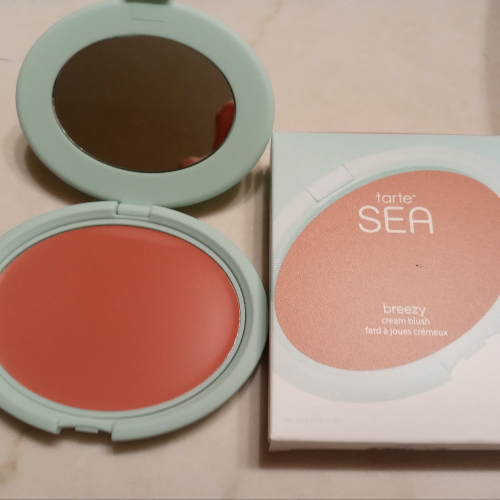 Tarte cream blush in peach sunset